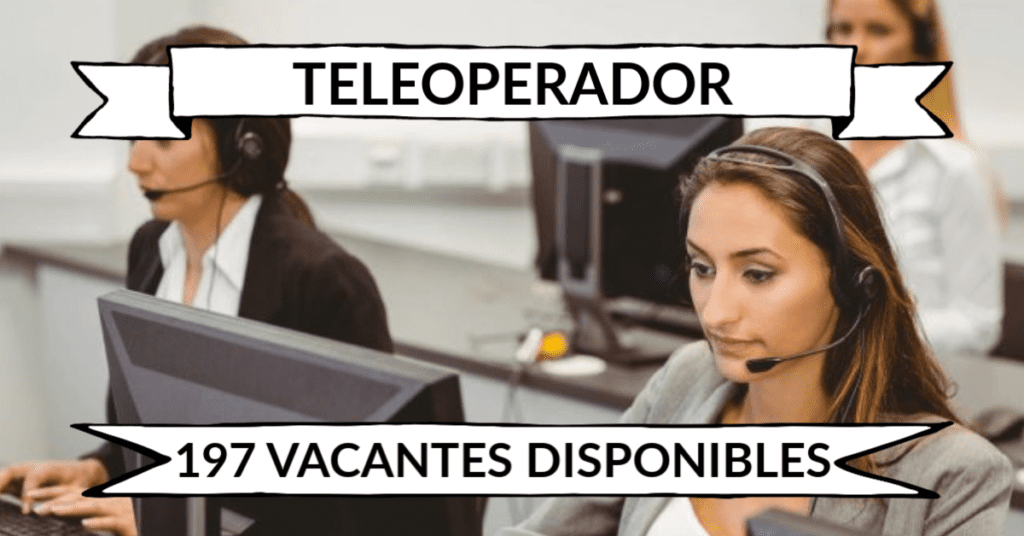 1.074 ofertas de trabajo de TELEOPERADOR encontradas