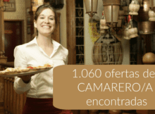 1.060 ofertas de trabajo de CAMARERO/A encontradas
