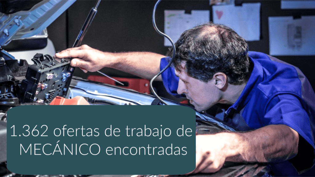 Vacantes de empleo como MECÁNICO encontradas