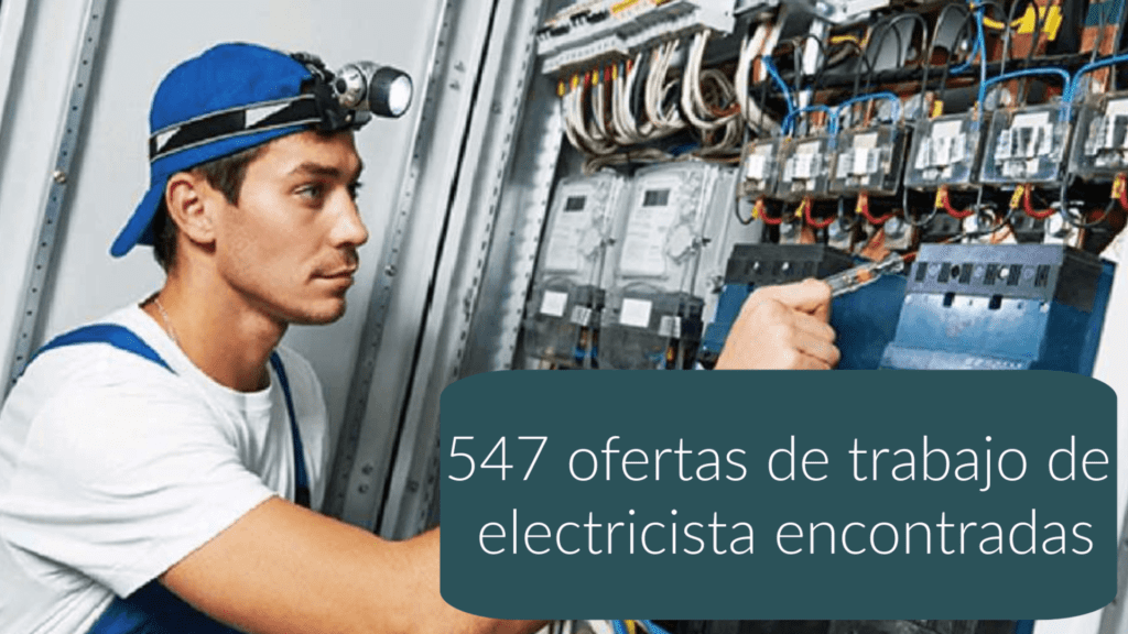 Vacantes de trabajo de ELECTRICISTA encontradas