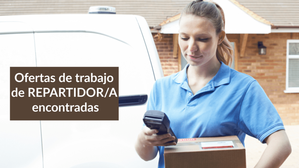 Ofertas de trabajo de REPARTIDOR/A encontradas