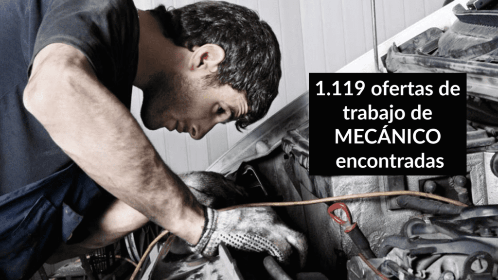 1.119 ofertas de trabajo de MECÁNICO encontradas