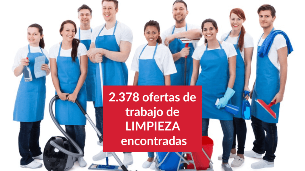 2.378 ofertas de trabajo de LIMPIEZA encontradas