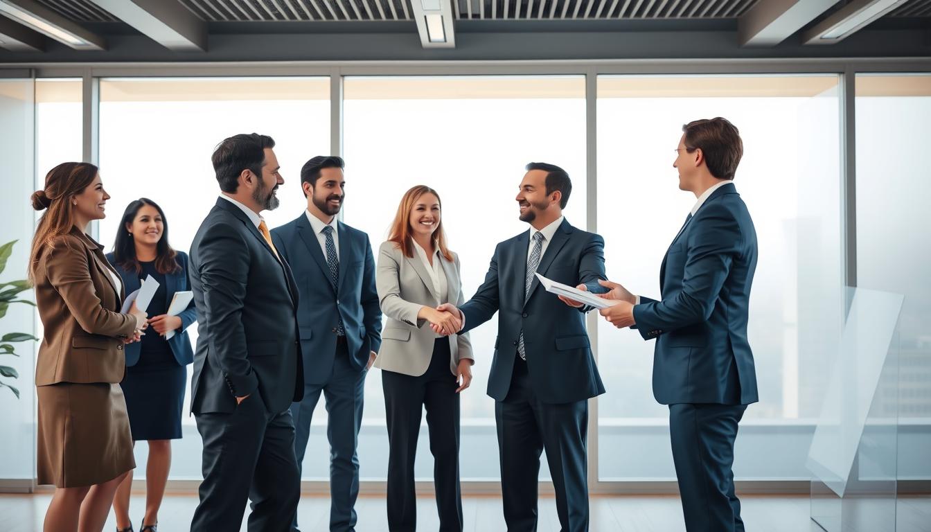 entrevista de trabajo profesionales en oficina