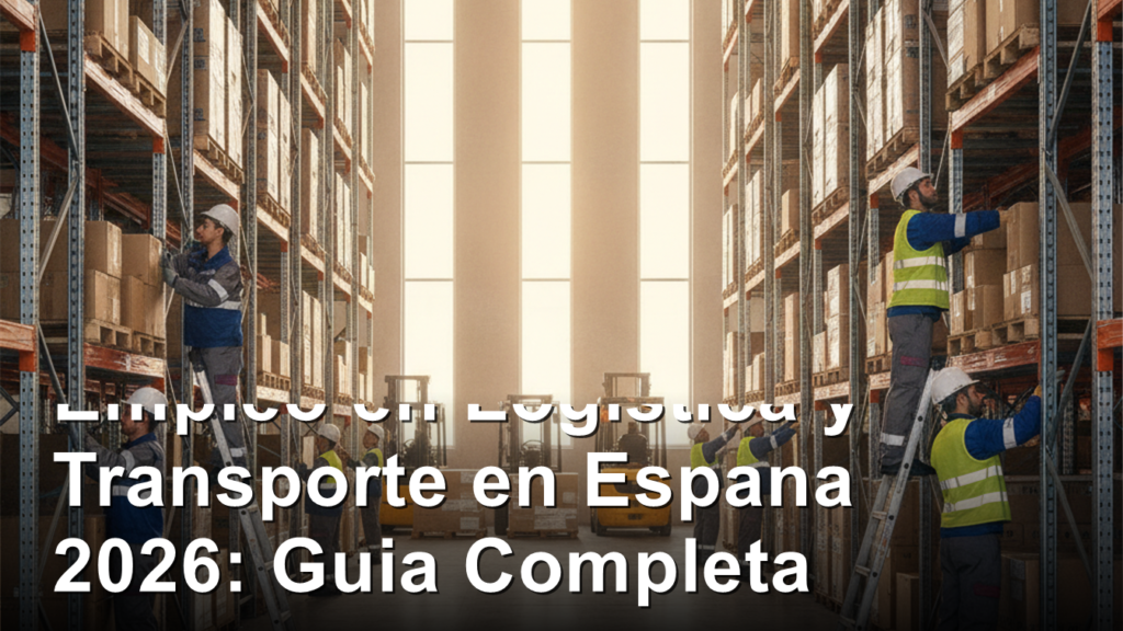 empleo logistica transporte espana imagen 1