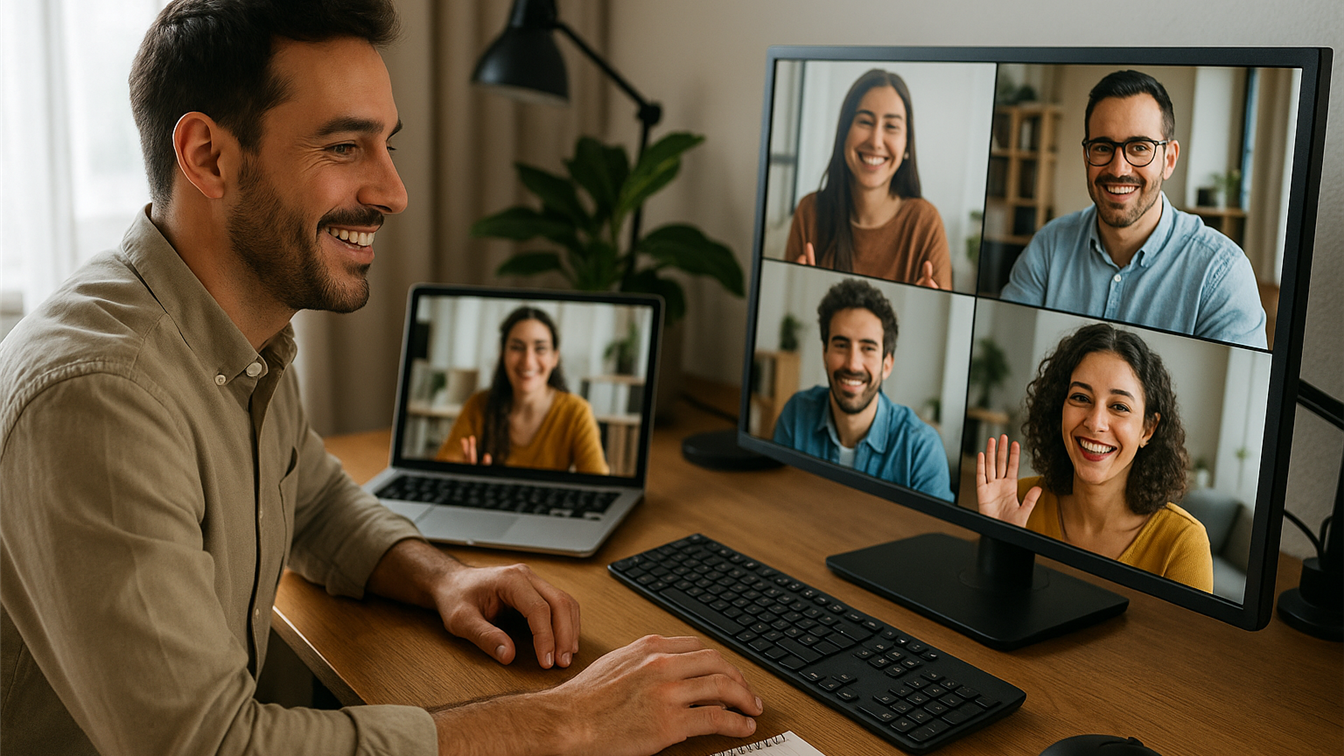 Profesionales trabajando en remoto en España 2026
